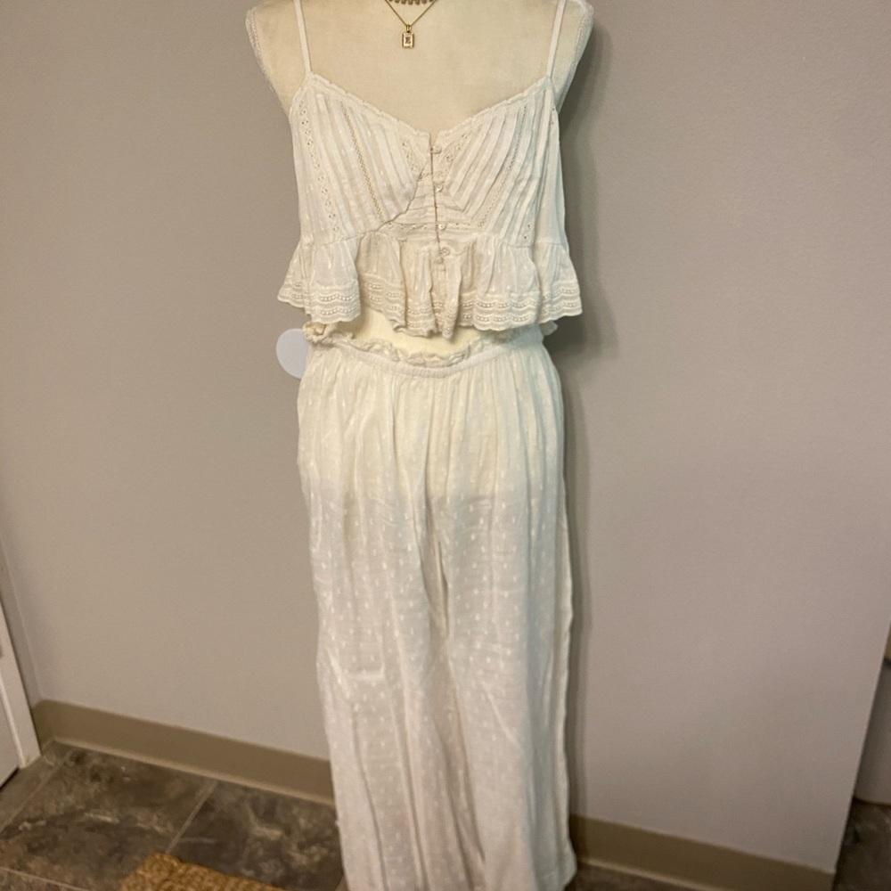 Free People Cream Matching Set